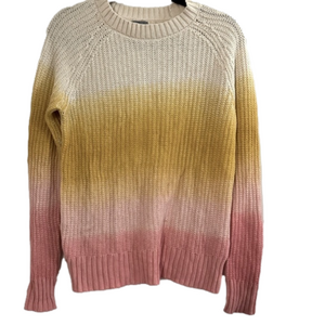 Aerie Sunset Ombré Crew Neck Sweater - Women’s Size XS Extra Small